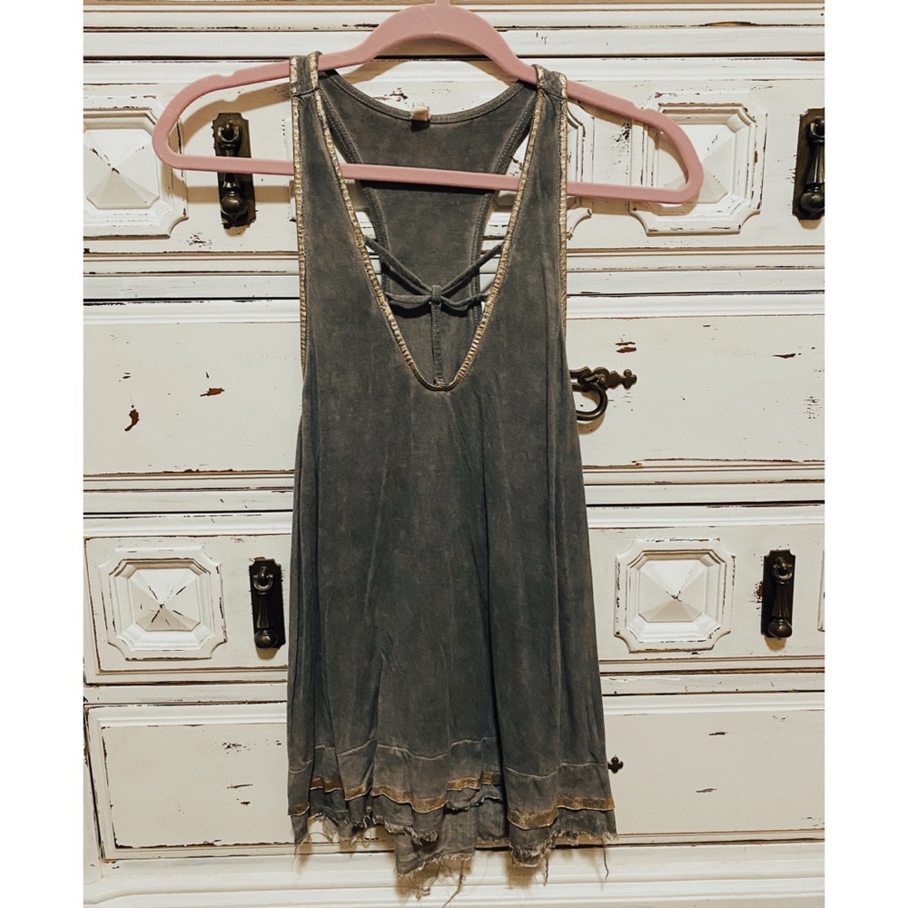 Racer back cross tank
